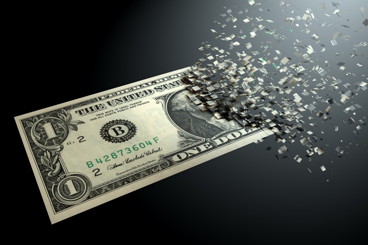 The crumbling greenback